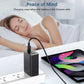 65W Fast Home Wall Charger PD USB-C 6ft Long Cable Type-C Power Cord QC3.0 Adapter 3-Port  - ONL31 2286-4