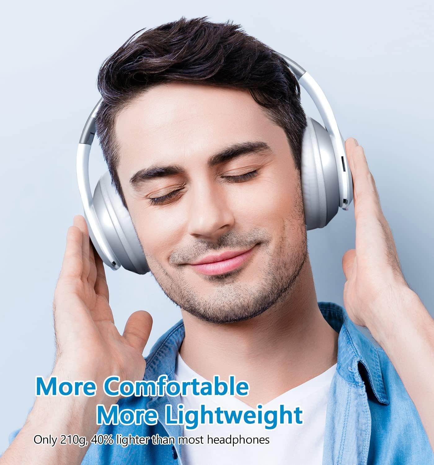 Wireless Headphones Foldable Headset w Mic Earphones Earbuds  - ONXW130 2478-7