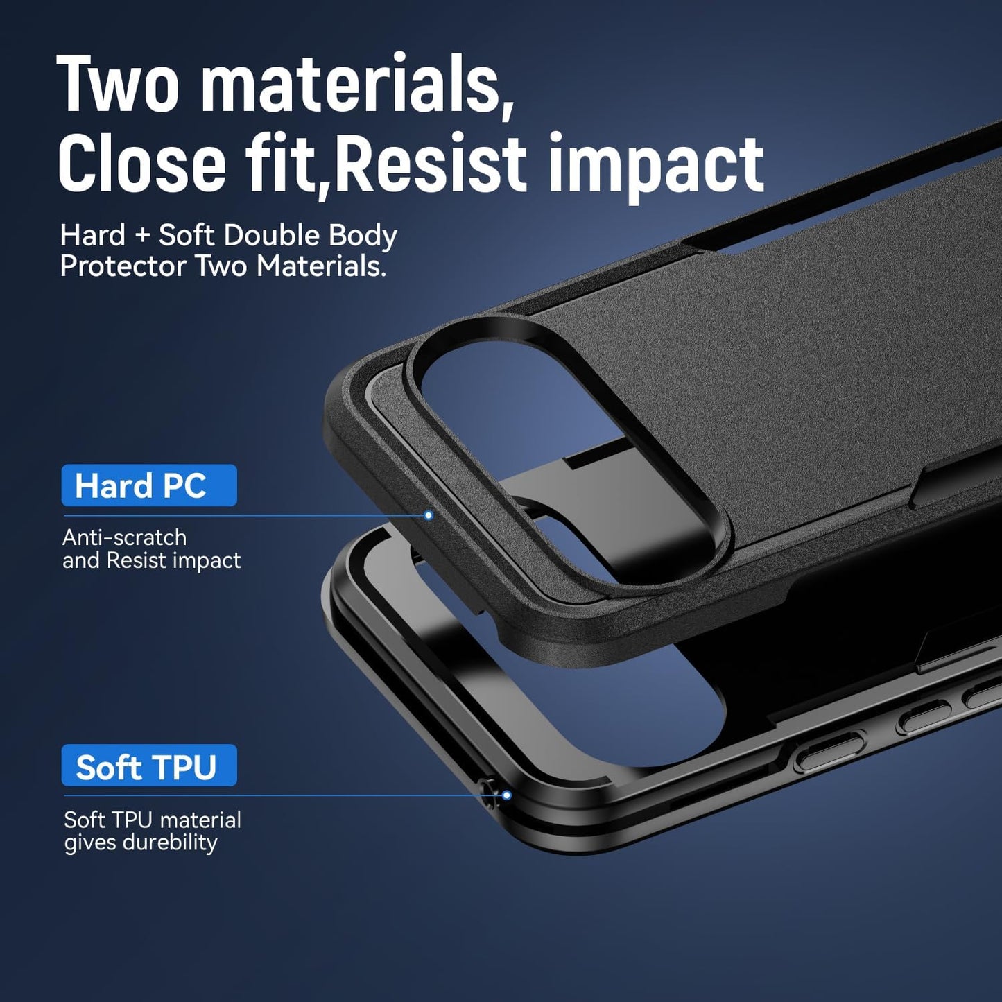 Case Cover Dual Layer Shockproof Non-Slip Armor  - ONXW178 2527-2