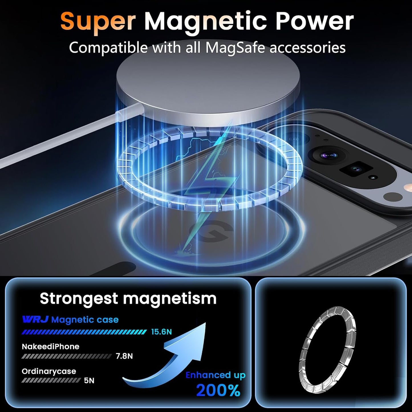 Magnetic Case Cover Armor Drop-Proof Defender Protective  - ONXW173 2522-2