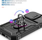 Hybrid Case Cover Metal Ring Lens Protects Kickstand Shockproof Armor  - ONXW115 2463-3