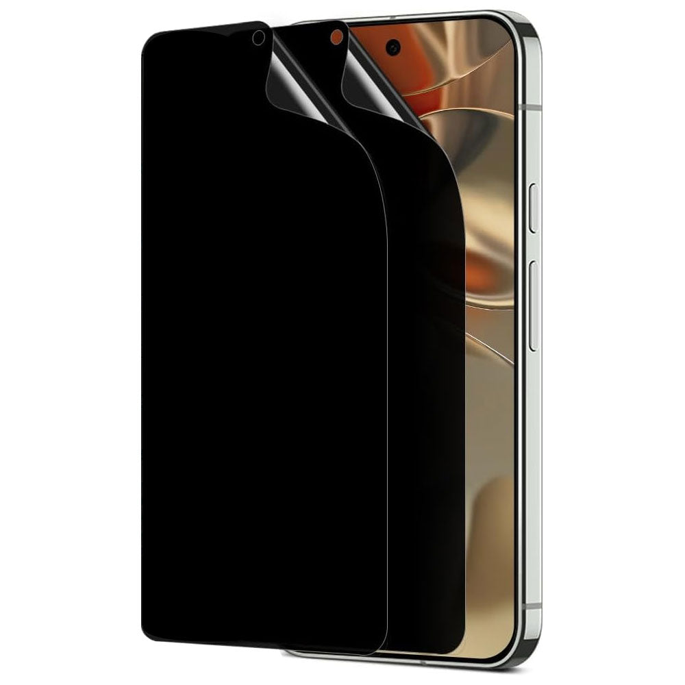 2 Pack Privacy Screen Protector TPU Film Fingerprint Works Anti-Spy Anti-Peep 3D Edge  - ON2SP45 2263-1
