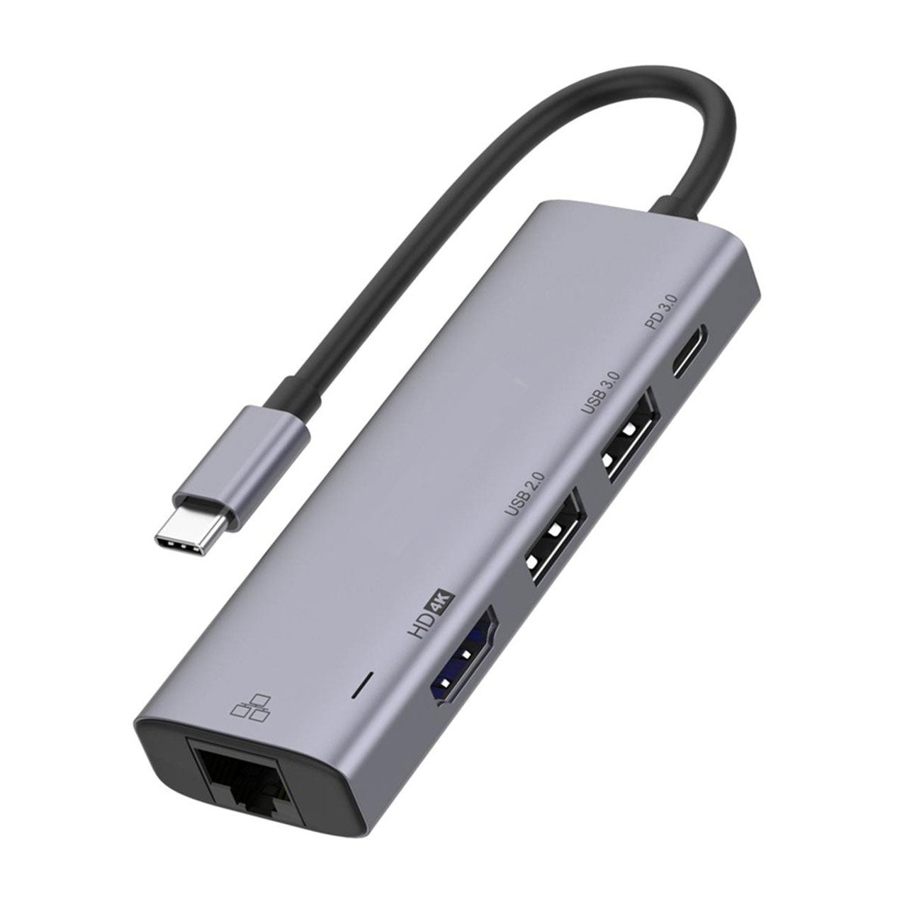 5-in-1 Adapter USB-C Hub   HDTV HDMI   RJ45 Network Port   Charger Port   TV Video Hub  Ethernet  - ONR78 2012-1