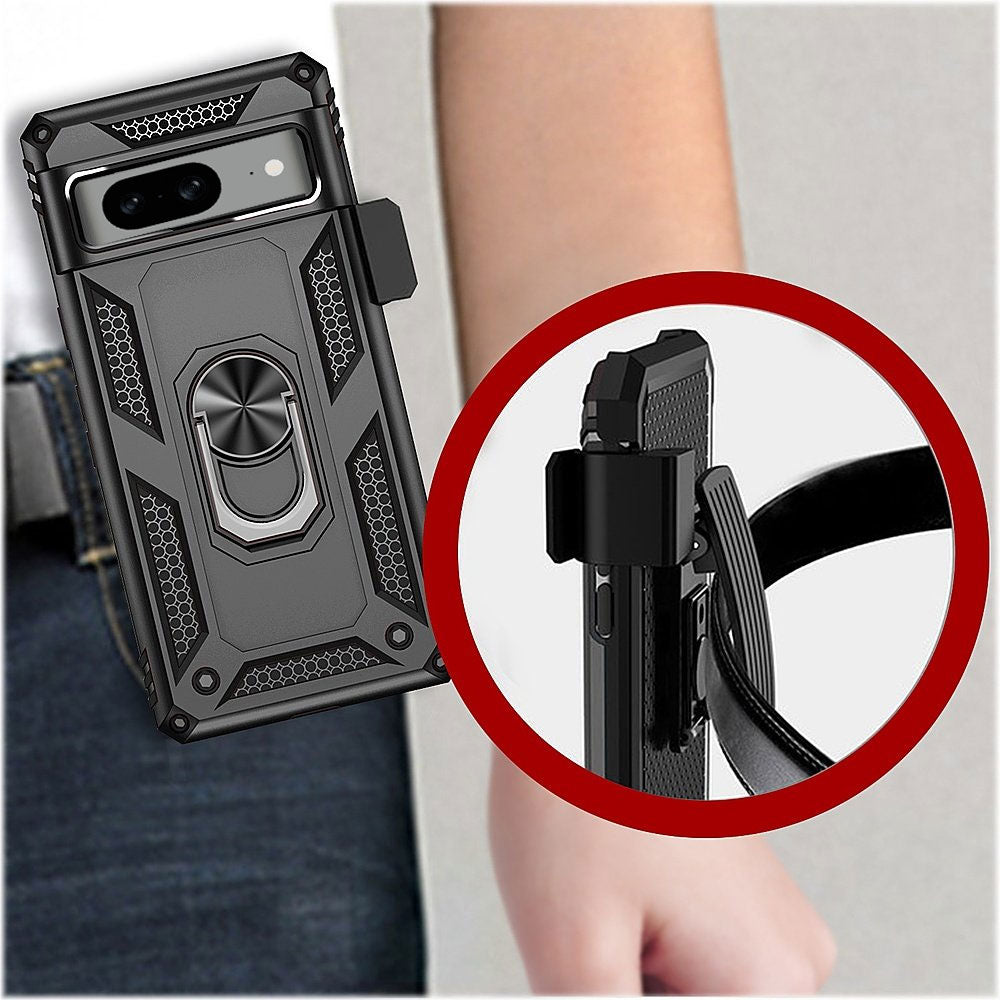 Case Belt Clip Holster  Swivel Metal Ring  Cover Kickstand Armor  - ONF69 2025-5