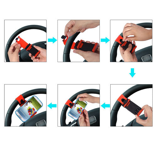 Car Mount Steering Wheel Holder