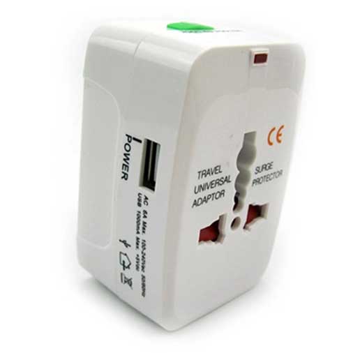 International Charger USB Port Travel Adapter Plug Converter AC Power