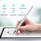 Stylus Touch Screen Pen Fiber Tip Aluminum Lightweight Silver Color - ONZ81