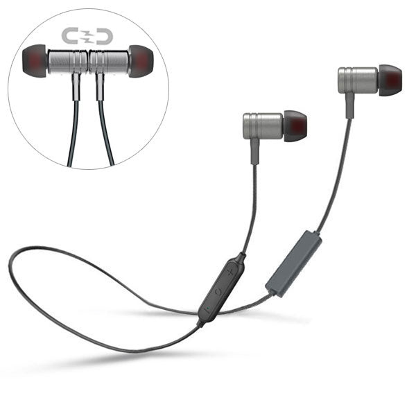 Wireless Headset Sports Earphones Hands-free Mic Neckband Headphones 487-1