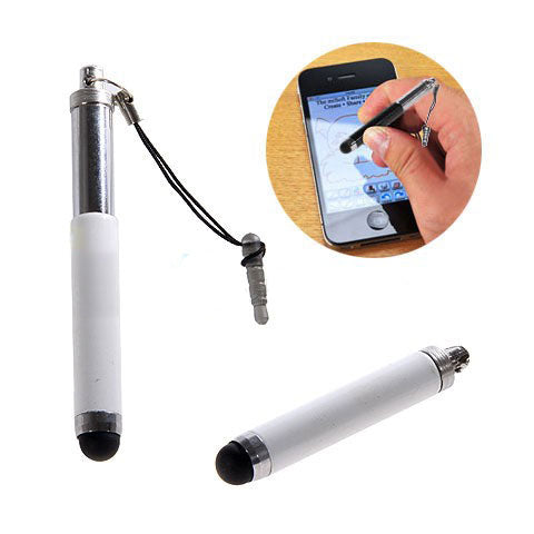 Stylus Touch Pen Extendable Compact Lightweight White