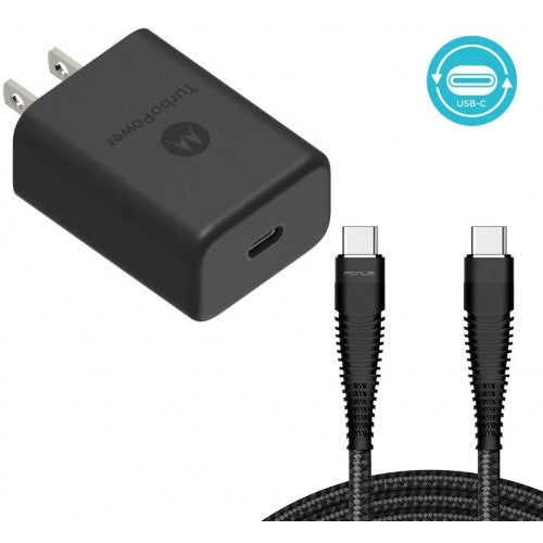 27W Fast Home Charger TurboPower PD 6ft TYPE-C Cable USB-C Power Adapter - ONE23