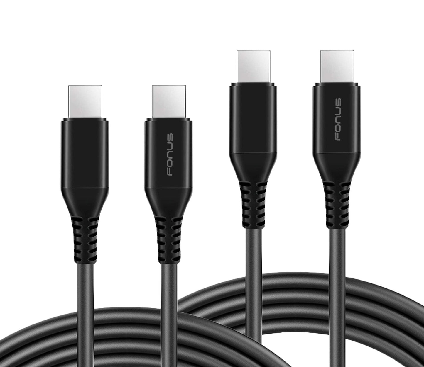 6ft and 10ft Long PD USB-C Cables Fast Charge TYPE-C to TYPE-C Cord Power Wire USB-C to USB-C Data Sync - ONY66
