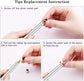 Stylus Touch Screen Pen Fiber Tip Aluminum Lightweight Silver Color - ONZ51