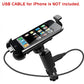 Car Mount Charger Holder DC Socket USB Port Cradle