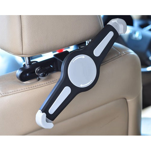 Car Headrest Mount Holder Seat Back Cradle Rotating Tablet Dock