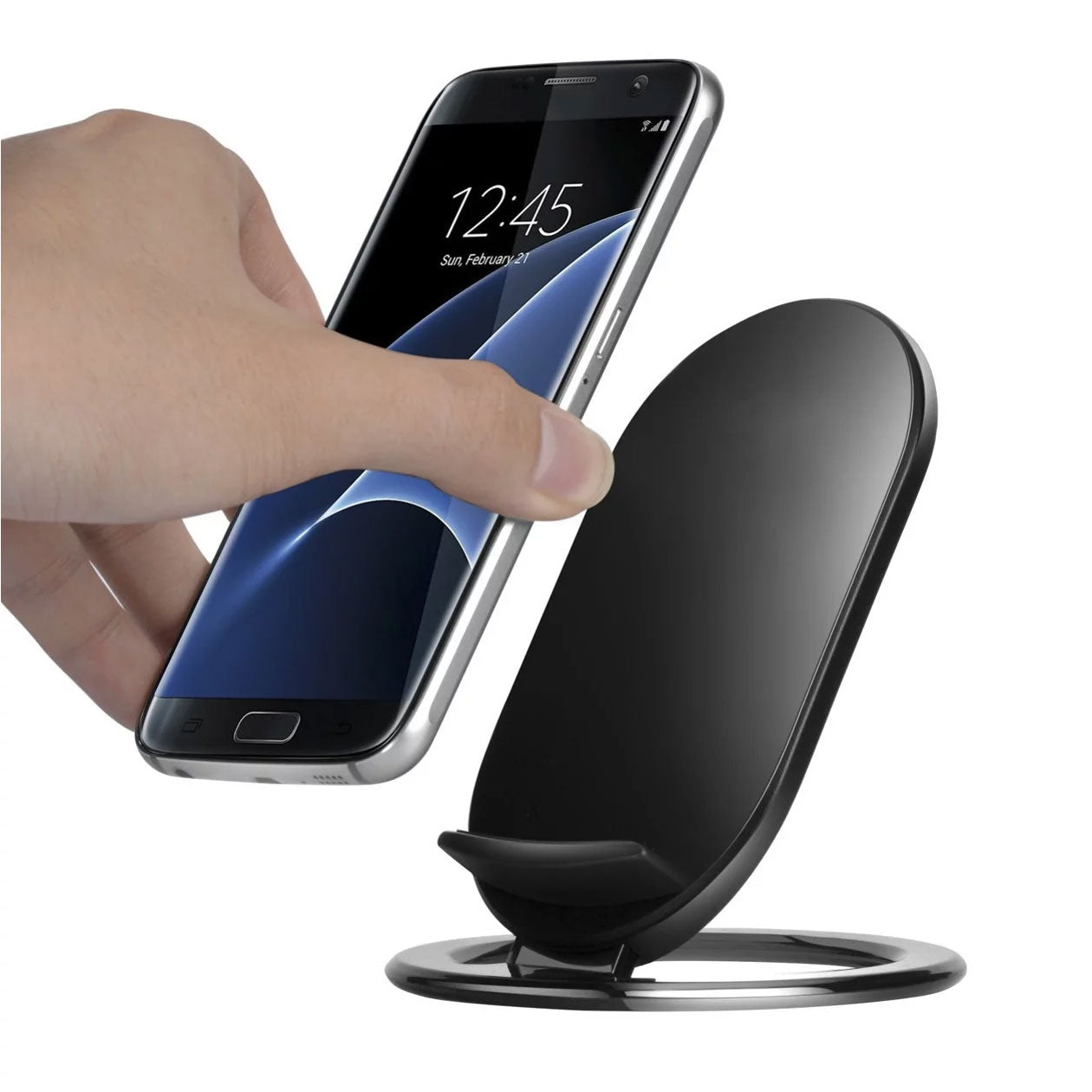 Wireless Charger 15W Fast Stand Detachable 2-Coils Charging Pad  - ONX65 1570-1