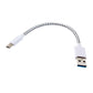 Short USB Cable Type-C Charger Cord Power Wire USB-C