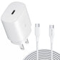 25W Fast Home Charger PD Type-C 10ft USB-C Cable Quick Power Adapter - ONA78
