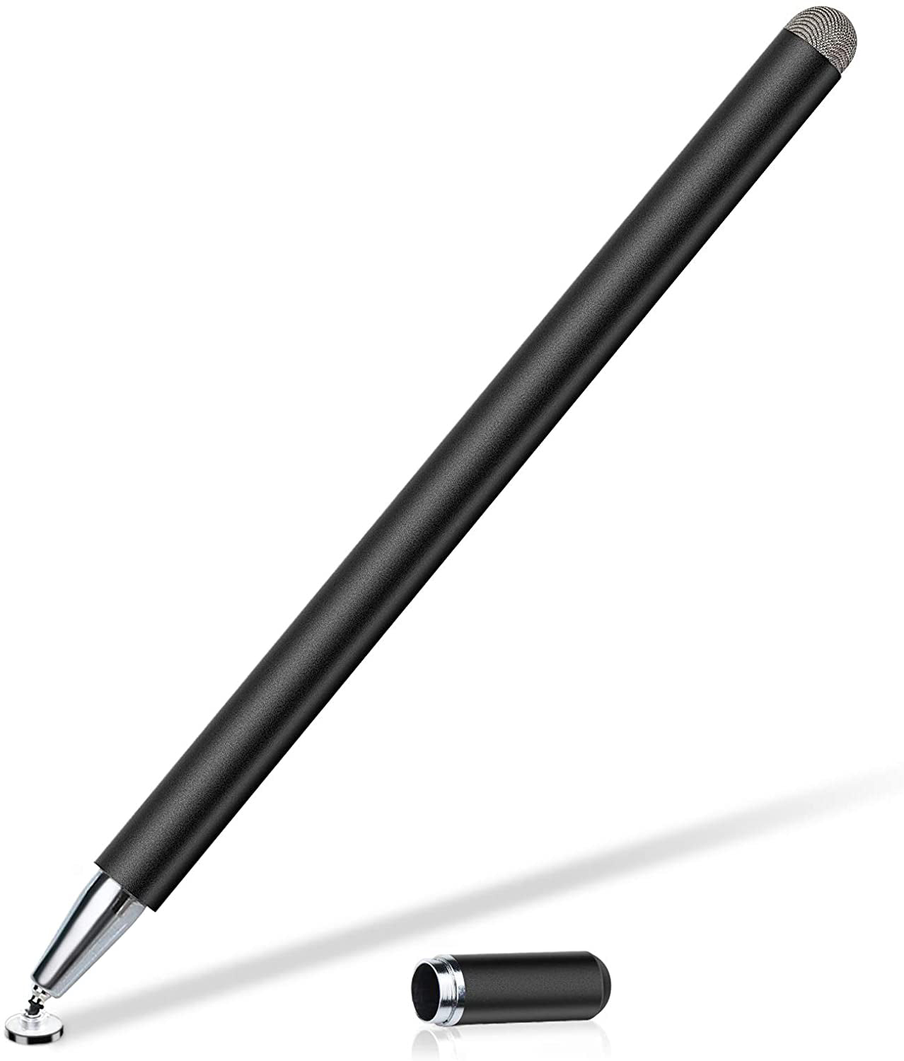 Stylus Touch Screen Pen Fiber Tip Aluminum Lightweight Black - ONZ79