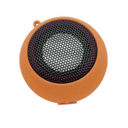Wired Speaker Portable Audio Multimedia Rechargeable Orange