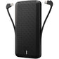 8000mAh Power Bank Charger Backup Battery Portable Built-in Cables