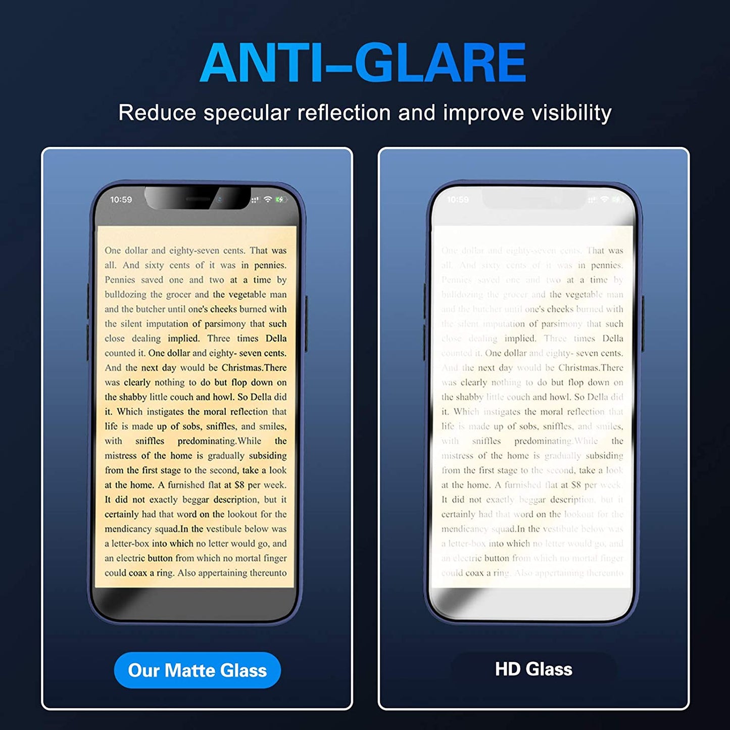 Screen Protector Anti-Glare Tempered Glass Matte 3D Curved Edge - ONZ31