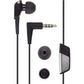 Mono Headset Wired Earphone Handsfree Mic 3.5mm Headphone Single Earbud