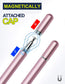 Pink Stylus Touch Screen Pen Fiber Tip Aluminum Lightweight - ONZ80