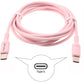 Pink 10ft Long Cable USB-C to Type-C PD Fast Charger Cord Power Wire - ONA15