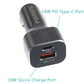 Quick Car Charger 36W 2-Port USB Type-C PD Power Adapter