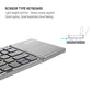 Wireless Keyboard Folding Rechargeable Portable Compact