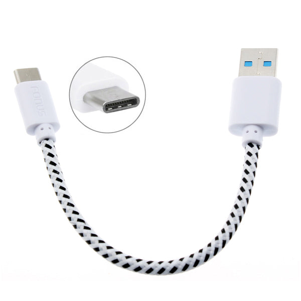 Short USB Cable Type-C Charger Cord Power Wire USB-C