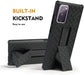 Belt Clip Case and 3 Pack Privacy Screen Protector Swivel Holster Tempered Glass Anti-Spy Kickstand Cover - ONA83+3T50