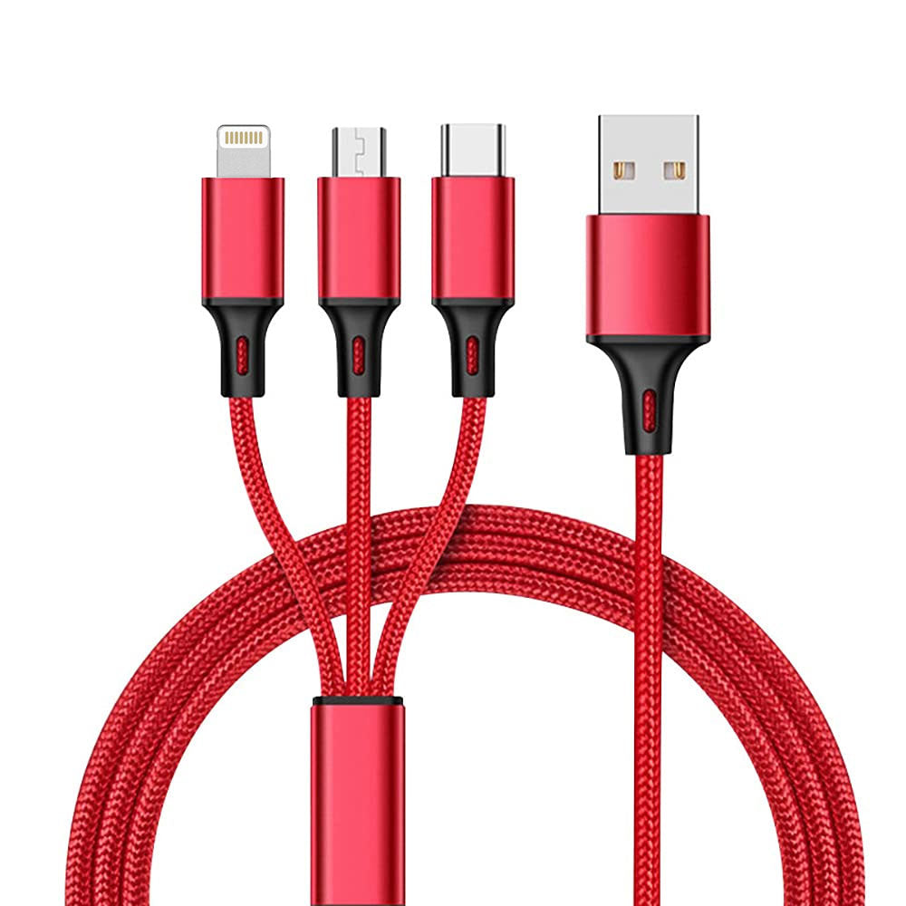 3-in-1 USB Cable Charging Wire Power Cord USB-C Sync - ONG72