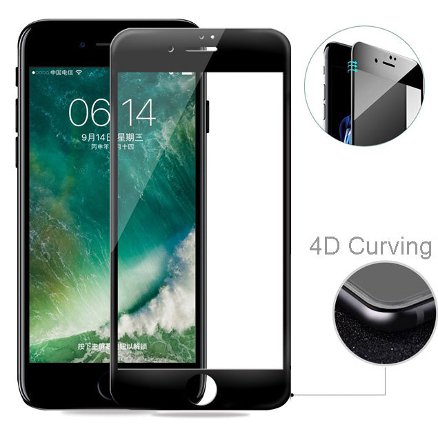 Screen Protector Tempered Glass 4D Touch Curved Edge Full Cover Bubble Free
