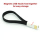 Short USB Cable Charger Cord Power Wire Fast Charge