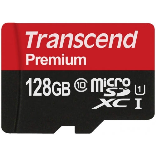 128GB Memory Card Transcend High Speed MicroSD Class 10 MicroSDXC