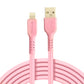10ft Long USB Cable Charger Cord Power Wire Fast Charge Pink Sync - ONZ13