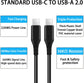 PD Type-C Cable 10ft Long USB-C Fast Charger Power - ONK53