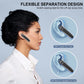 Wireless Earphone Mono Earbud Handsfree Mic Single Headphone Headset - ONZ71