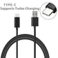 Car Charger 24W Fast 2-Port USB 6ft Cable Type-C Quick Charge