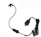 Mono Headset Wired Earphone Handsfree Mic Headphone Single Earbud