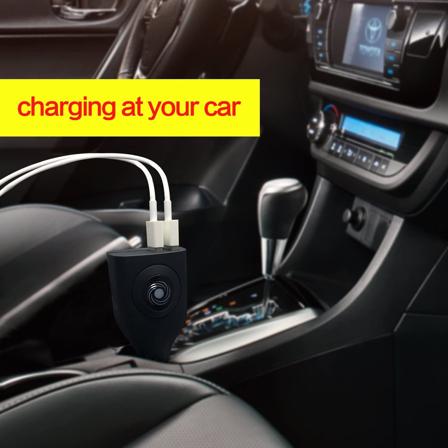 Car Home Charger 2-Port USB 2-in-1 Power Adapter DC Socket