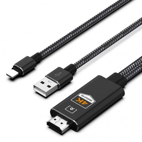 USB to 4K HDMI Digital AV Cable HDTV Adapter TV Video Hub Charger Port Projector Converter - ONX88