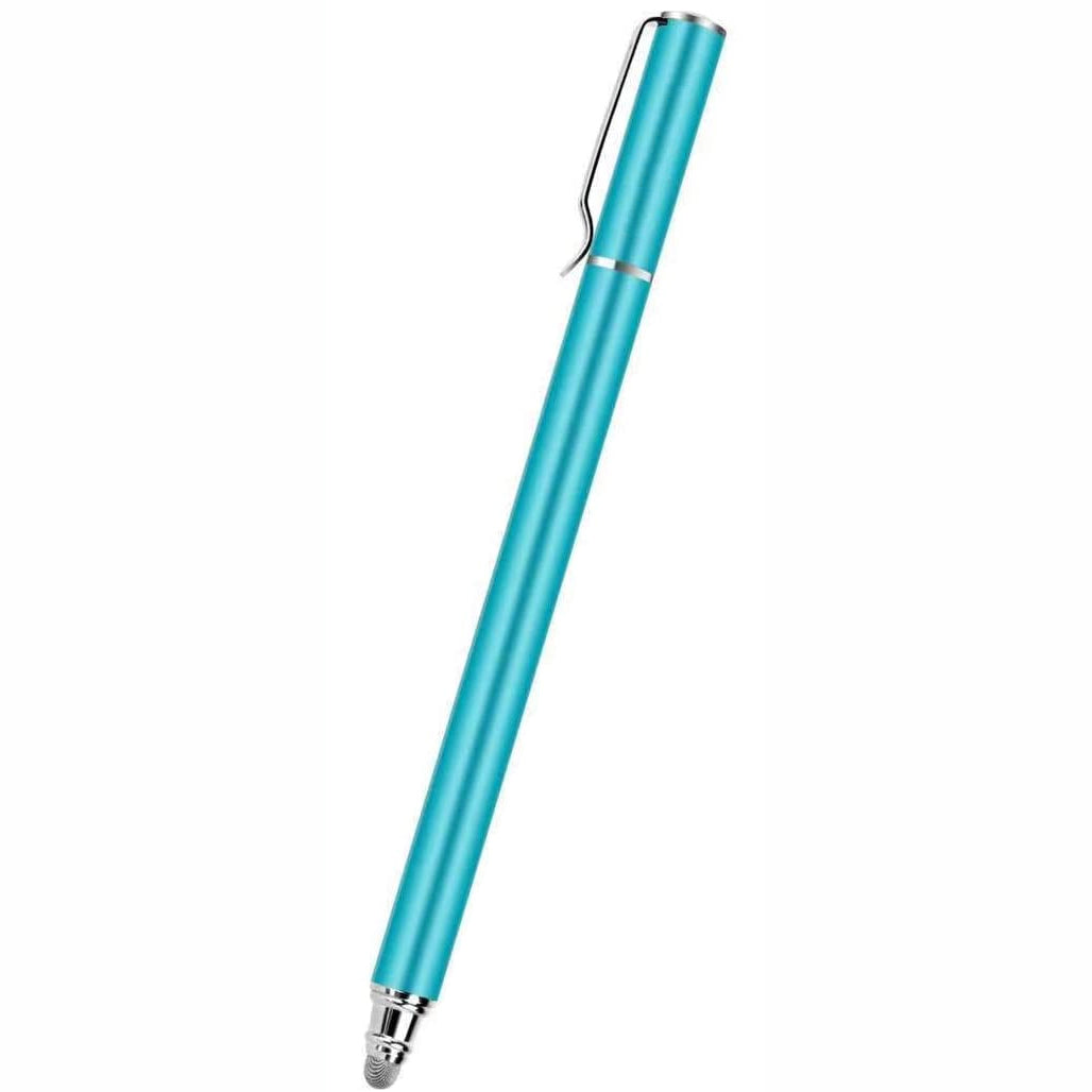 Stylus Touch Screen Pen Fiber Tip Aluminum Lightweight Blue - ONZ50