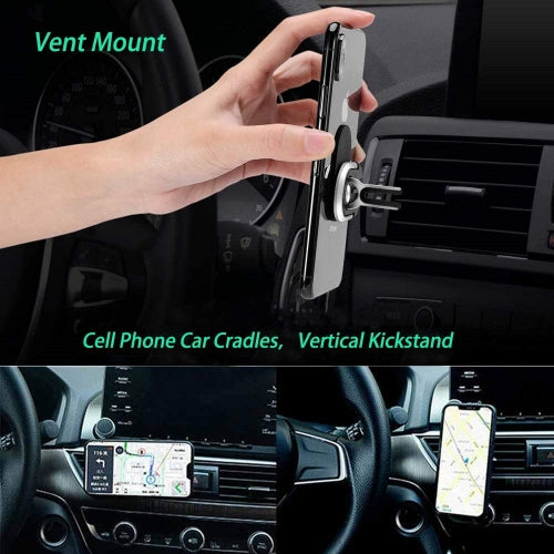 Finger Ring Holder Stand Car Air Vent Mount 3-in-1 Kickstand Swivel - ONE51