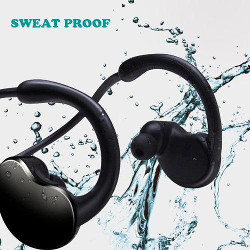 Wireless Headphones Sports Earphones Hands-free Mic Folding Neckband Headset