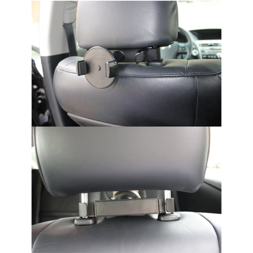Car Headrest Mount Holder Seat Back Cradle Swivel Dock