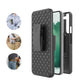 Belt Clip Case and 3 Pack Privacy Screen Protector Swivel Holster TPU Film Kickstand Cover Anti-Peep Anti-Spy - ONA84+3Z21