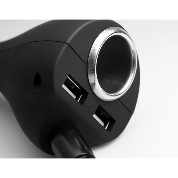Car Mount Charger Holder DC Socket USB 2-Port Cradle