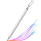 Stylus Touch Screen Pen Fiber Tip Aluminum Lightweight Silver Color - ONZ81
